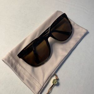 Tory Burch Tortoise Shell Oversized Sunglasses